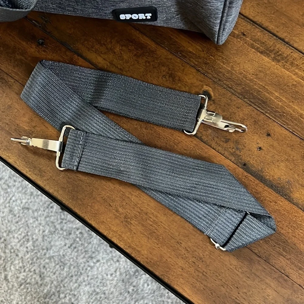 Sport Small Gray Duffel Bag